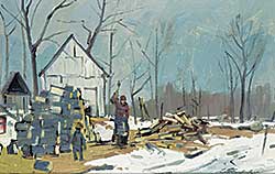 #412 ~ Bouchard - The Woodchopper, St. Placide, Quebec