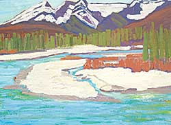 #499 ~ Kerr - Bow River Near Canmore