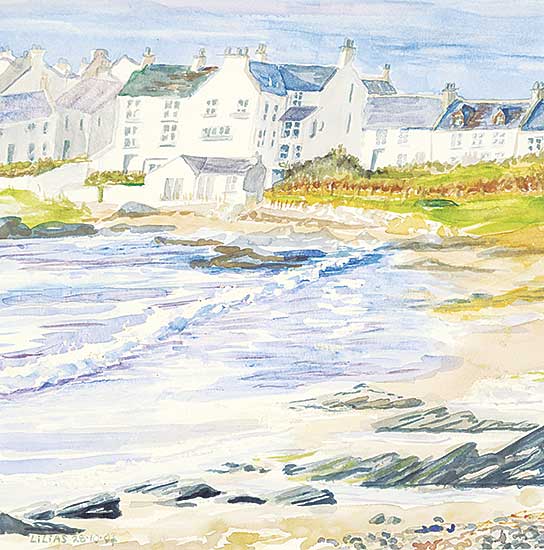 #1039 ~ Cameron - Untitled - Coastal Scottish Village