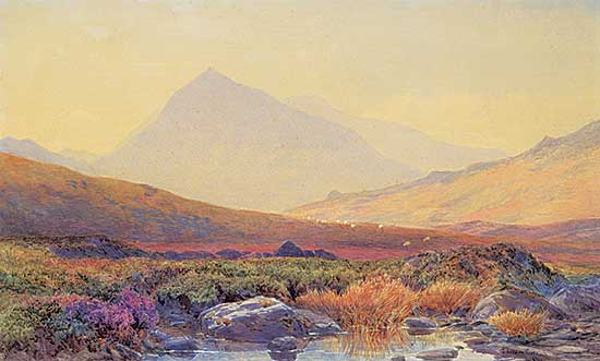 #1050 ~ Curnock - Untitled - A View of Mount Snowden, Wales