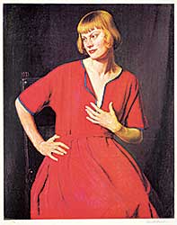 #1071 ~ Forbes - Untitled - Woman in Red Dress [The Artist's Wife]  #47/75