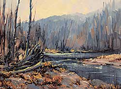 #1387 ~ Wood - Late Autumn, Salmon River