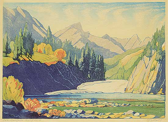 #481 ~ Shelton - Bow Falls Banff, Ed. 2  #14/100