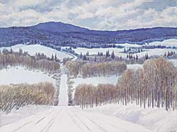 #471 ~ Perrott - Untitled - Foothills Snow