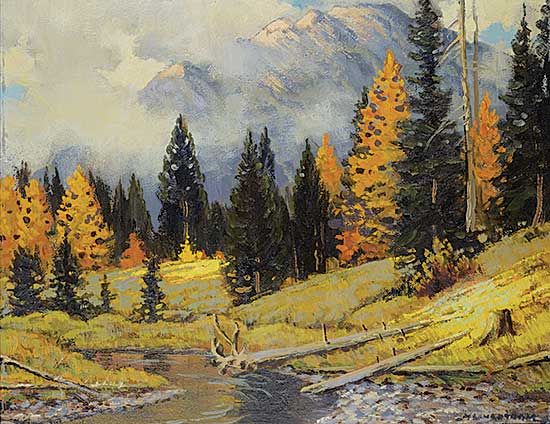 #1189 ~ Lindstrom - Untitled - Fall in the Rockies