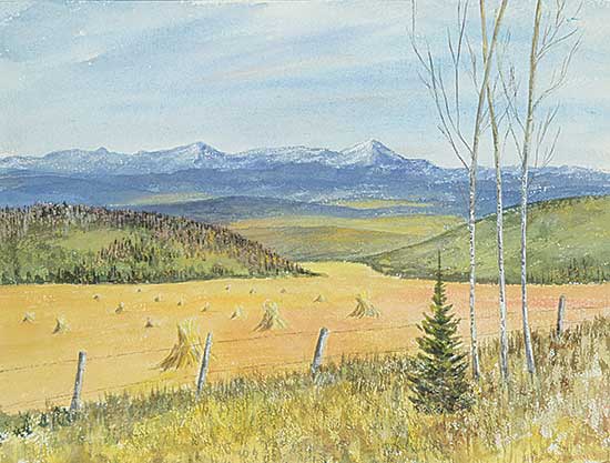 #1342 ~ Turner - Western Landscape