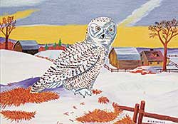 #1025 ~ Beyreis - Untitled - Snowy Owl