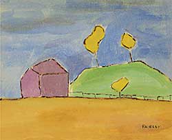 #1094 ~ Fairley - Barn at Night