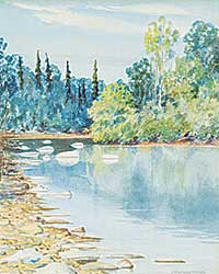 #72 ~ Turner - Untitled - River Near Edmonton
