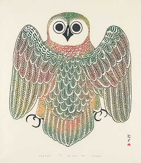 #1110 ~ Pootoogook - Owl of Kingait  #39/50