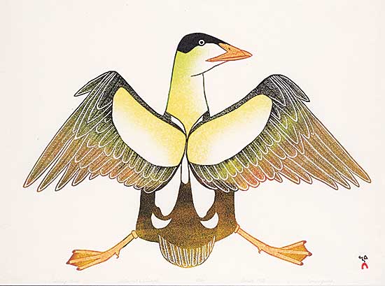 #1121 ~ Pootoogook - Courting Bird  #25/50