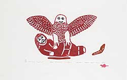 #1009 ~ Amittu - An Eskimo [sic] Taken by an Owl  #23/40