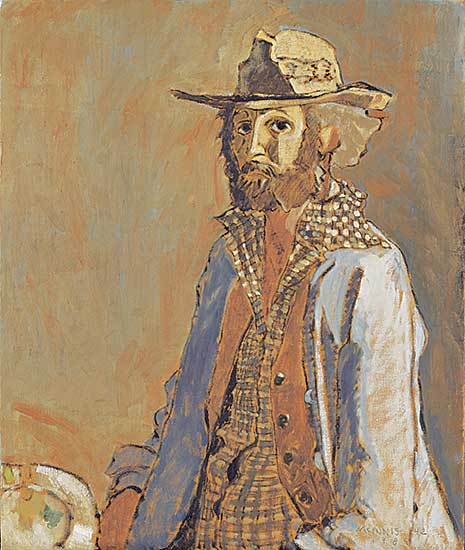 #498 ~ McInnis - Self-Portrait with Straw Hat