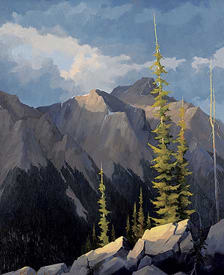 #569 ~ Wood - After the Storm - Mt. Revelstoke