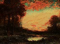 #2200 ~ Kitchell - Untitled - Moody Sky in Fall