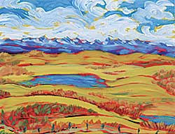 #2285 ~ Perodeau - Untitled - Foothills Sky