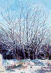 #2396 ~ Vest - Untitled - Winter Trees