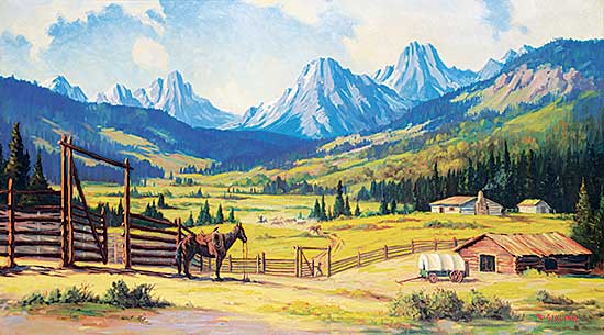 #45 ~ Gissing - Untitled - Ranch in the Foothills
