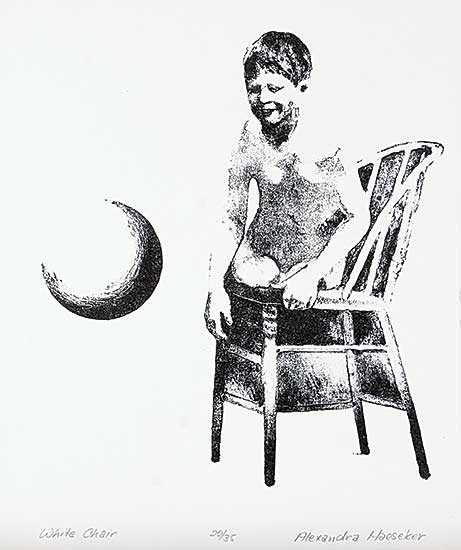 #2126 ~ Haeseker - White Chair  #20/35