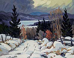 #2261 ~ Parsons - Snowbound, Road to the Lake