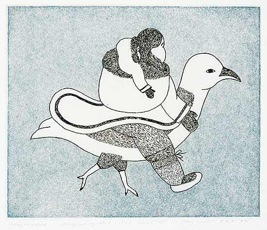 #2183 ~ Pudlat - Riding on a Bird  #19/25