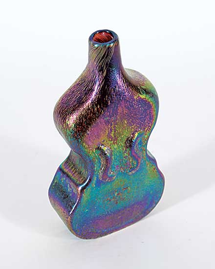 #2344 ~ Holmwood - Untitled - Iridescent Cello Vase