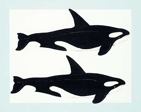 #528 ~ Thauberger - Whale Print  #56/150