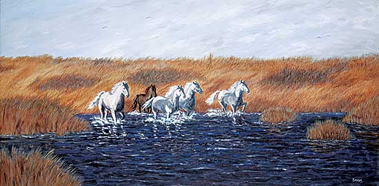 #1347 ~ Simonsen - Untitled - Running up the River