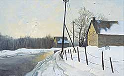 #1005 ~ Arts - Untitled - Winter Country Road