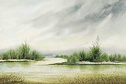 #1023 ~ Blodgett - Untitled - Foggy River