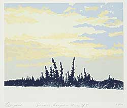 #1052 ~ Campbell - Sunrise, Dempster HWY. W.T.  #25/100