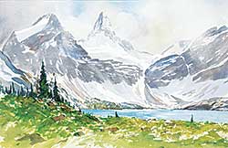 #1152 ~ Harvie - Untitled - Glacial Mountain View