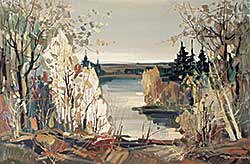#1274 ~ Parsons - Untitled - View of the Lake