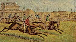 #1328 ~ School - Untitled - Minature Horse Racing