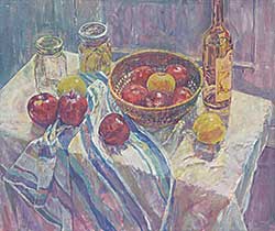 #812 ~ Rigaux - Still Life with Jar of Peppers