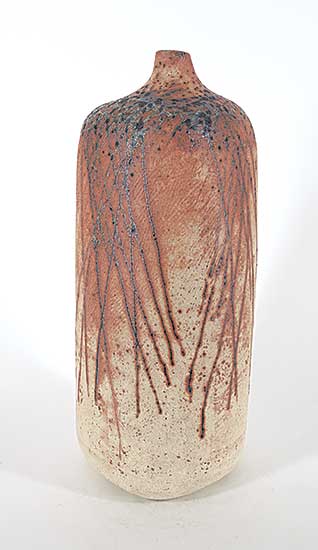 #112 ~ Lindoe - Untitled - Scored Vase