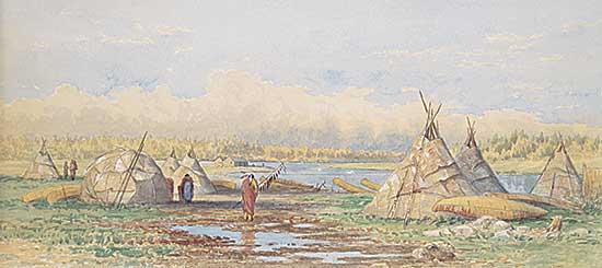 #172 ~ Verner - Ojibway Wigwams, North West Angle, Lake of the Woods