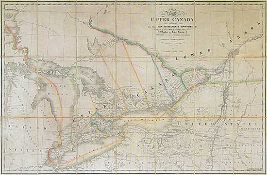 #2348 ~ Unknown - Upper Canada Map