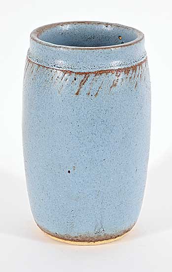 #2235 ~ Dexter - Untitled - Periwinkle Cylinder Vase
