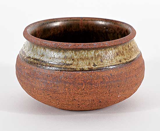 #2281 ~ Drahanchuk - Untitled - Short Pot with Ring Detail