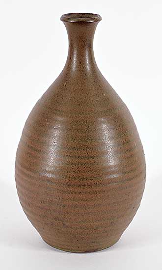 #2341 ~ Porter - Untitled - Avocado Bottle Vase