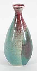 #2229 ~ Deichmann - Untitled - Red and Green Bulb Vase