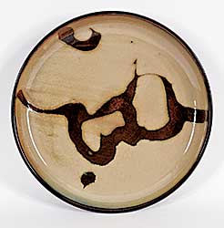 #2238 ~ Dexter - Untitled - Taupe Bowl with Abstract Design
