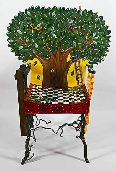 #1019 ~ Babick-Brennan - Untitled - Snakes and Ladders Chair