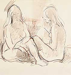 #1112 ~ Glyde - Untitled - Two Nude Women