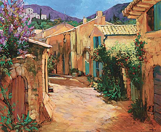 #40 ~ Craig - Street in Tuscany [Lilac Time]