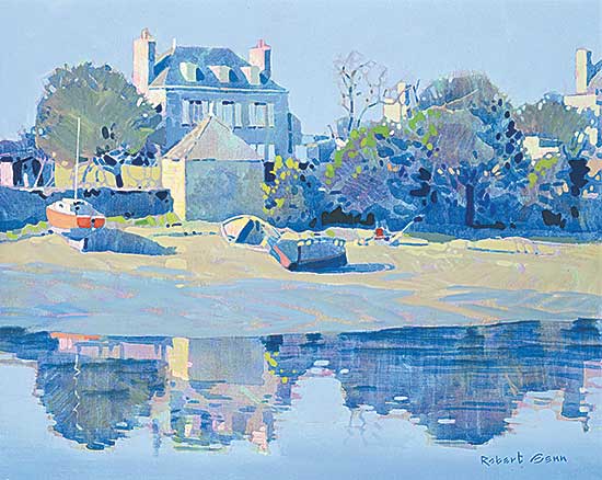 #66 ~ Genn - Along the River at Pont L'Abbe, Brittany