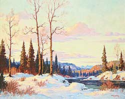 #68 ~ Gissing - Winter Evening in the Foothills
