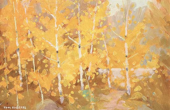 #141 ~ Roberts - October, Birch Trees