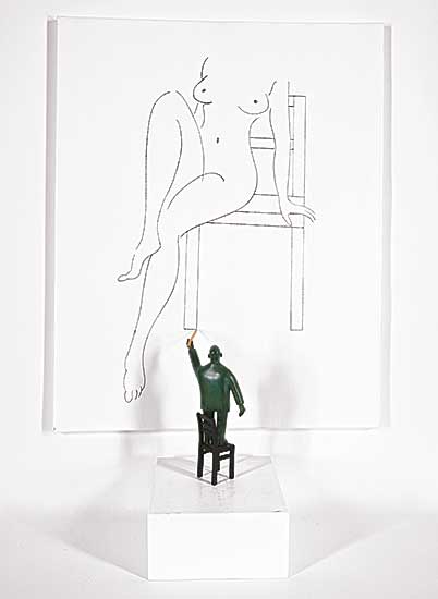 #247 ~ Skoracki - Untitled - Artist and His Model